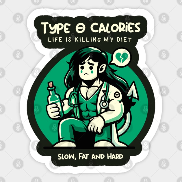 TYPE O CALORIES Sticker by Fabrik